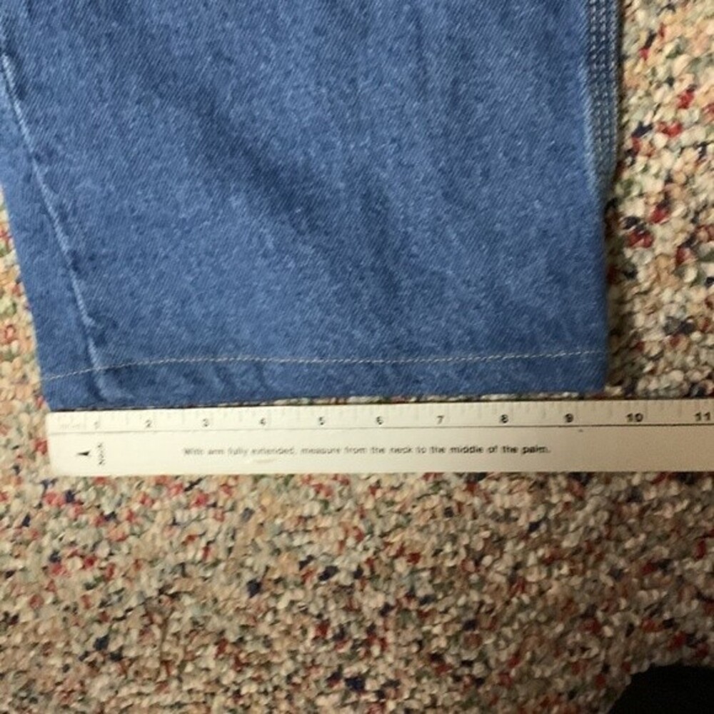 Dickies Men's Blue Denim Medium Wash Relaxed fit Carpenter Jeans Size 44 X 30 - Picture 7 of 8